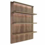 Vitrina - prekių ekspozicinė lentyna su ap&scaron;vietimu REM GLAM LED