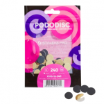 STALEKS keičiami abrazyvai podo diskui PODODISC S EXPERT 240 gr, 50 vnt