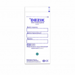 DEZIK sterilizavimo vokai-mai&scaron;eliai su vidiniais indikatoriais, 100*200 (balti) mm., 100 vnt. (MADE IN UKRAINE)