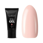 CLARESA POLI GEL nagų priauginimo poligelis persikų spalvos PEACH, 30 g.