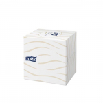 TORK PREMIUM ypač mink&scaron;tos servetėlės veidui kubo formos dėžutė
