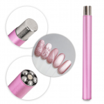 AlleLac dvipusis magnetas katės akies efektui rožinės spalvos