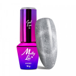 MOLLYLAC CAT EYE FOXY EYES ilgalaikis hibridinis nagų lakas, 10g NR. 550