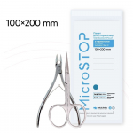 MicroSTOP sterilizavimo vokai-mai&scaron;eliai su indikatoriais WHITE 100*200