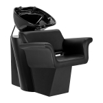 GABBIANO profesionali kirpyklos plautuvė LUCCA, juodos spalvos