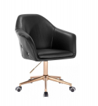 Profesionali meistro kėdė grožio salonams HC547K, juoda eko oda