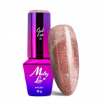 MOLLYLAC CAT EYE FOXY EYES ilgalaikis hibridinis nagų lakas, 10g NR. 553