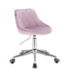 Profesionali meistro kėdutė grožio salonams bei kosmetologams HR1054K, alyvinis veliūras