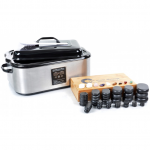 Masažo akmenų komplektas &scaron;ildytuvas 17 l + akmenys 64 vnt. + samtis