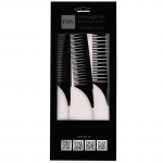FOX BALAYAGE SET BLACK COMB &scaron;ukų rinkinys balayage technikai, 3 vnt.