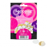 STALEKS keičiami abrazyvai podo diskui PODODISC S EXPERT 80 gr, 50 vnt