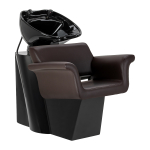 GABBIANO profesionali kirpyklos plautuvė LUCCA, rudos spalvos