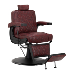 HAIR SYSTEM profesionali barberio kėdė kirpykloms ir grožio salonams BM88066B, bordo spalvos