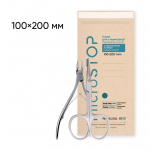MicroSTOP sterilizavimo vokai-mai&scaron;eliai su indikatoriais ECO, BROWN 100*200