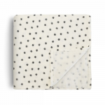 Mushie didelis marlinis vystyklas - pledukas Black Daisy
