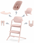 Cybex gultukas - maitinimo kėdutė Lemo 4in1 Set Pearl Pink, rausva