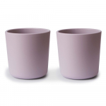 Mushie puodeliai Soft Lilac, 2vnt, alyviniai