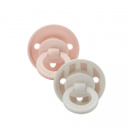 Elodie Details silikoniniai čiulptukai Binky Bundle - Candy Stripes, rausvi, 2vnt