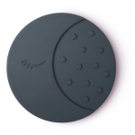 Mushie silikoninis kramtukas Moon Iron, tamsiai pilkas