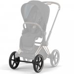Cybex Priam dideli priekiniai ratai, juodi
