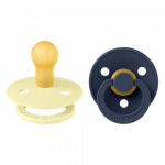 BIBS Colour čiulptukai Luna / Deep Space 0-6mėn, 2 vnt