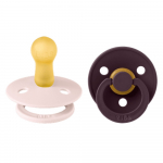 BIBS Colour čiulptukai Petal / Plum 6-18mėn, 2 vnt
