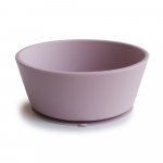Mushie prilimpantis silikoninis dubenėlis Soft Lilac, alyvinis