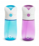 Munchkin gertuvė su &scaron;iaudeliu Flip & Go&trade; 355ml, įvairių spalvų