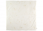 Nobodinoz kvadratinis žaidimų kilimėlis COLORADO 100x100 cm, GOLD STELLA/ NATURAL