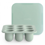 Mushie &scaron;viežio maisto &scaron;aldymo mini-formelės Cambridge Blue, melsvos