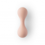 Mushie silikoninis bar&scaron;kutis - marakasas Blush, rausvas