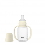 BIBS buteliukas - gertuvė su snapeliu Ivory, baltas