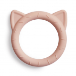 Mushie silikoninis kramtukas Cat Blush, rausvas