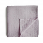 Mushie didelis marlinis vystyklas - pledukas Soft Mauve