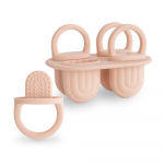 Mushie ledų formelės mažyliams Blush, rausvos