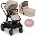 Nuna 2in1 vežimėlio komplektas Demi Next Biscotti