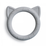 Mushie silikoninis kramtukas Cat Stone, pilkas