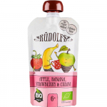 RŪDOLFS ekologi&scaron;ka obuolių, bananų ir bra&scaron;kių tyrelė su grietinėle