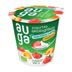 Ekol. jogurtas su abrik., bra&scaron;k. AUGA, 350 g