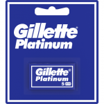Skustuvo peiliukai GILLETTE PLATINUM, 5 vnt