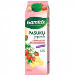Pas. jogurtas GAMTOS ban., žem., 1,2 %, 900 g