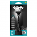 Skustuvas GILLETTE MACH3 CHARCOAL, 6 galvutės
