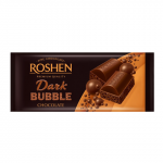 Juod. porėt. &scaron;okoladas ROSHEN EXTRA DARK, 80g