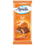 Pien. &scaron;ok. su TOFFEE sk. įd. ALPINELLA, 100 g