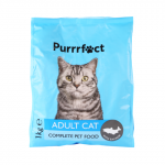 Kačių maistas PURRRFECT su la&scaron;i&scaron;a, 1 kg