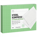 Sterilūs kompresai ICA, 7,5 x 10 cm, 10 vnt.