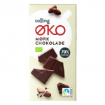 Ekol. juod. &scaron;okoladas 70 % SALLING EKO, 100 g