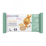 Drėgnos servet. CLEANIC ECO OAT MILK, 50 vnt