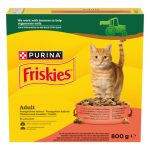 S. kačių ėdal. FRISKIES ADULT, su jaut. 800 g