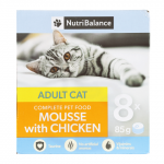 Kačių ėdalas NUTRIBALANCE su vi&scaron;t., 8 x 85 g